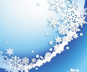 無料のベクトル星フレーク パターン クリスマス背景