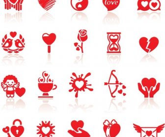 Free Vector Valentine8217s Day Love Icons