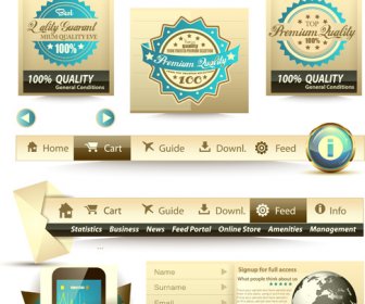 Free Vector Web Elements Collection