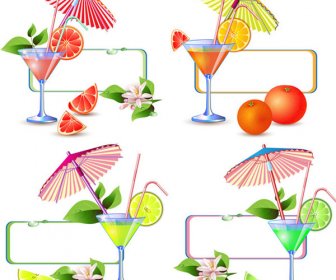фруктовый сок напиток поле вектора искусства