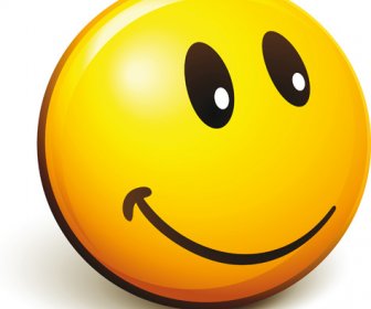 Funny Smile Emoticons Vector Icon