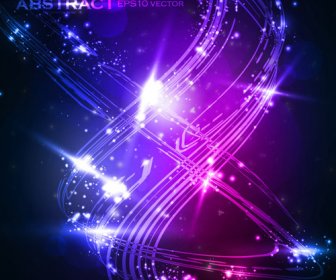 Futuristic Space Abstract Background Vector
