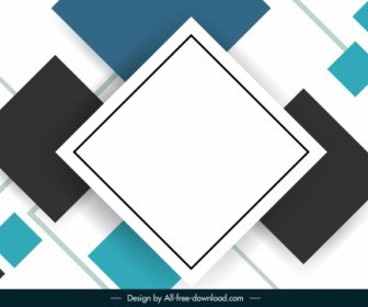 Geometric Background Template Modern Contrast Squares Shapes