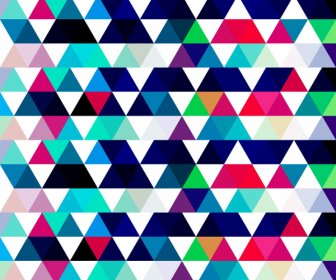 Géométriques Colorés Seamless Texture Conception Vecteur De Fond