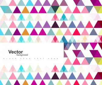 Geométrica Colorido Transparente Textura Diseño Vectorial De Fondo