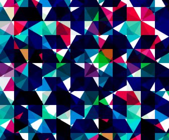 Geométricos Coloridos Sem Costura Padrão Textura Desenho De Fundo Vector
