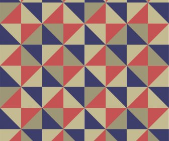 幾何圖案彩色平面對稱妄想裝飾