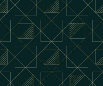 Geometrische Muster Flache Quadrate Linien Layout Symmetrisches Design