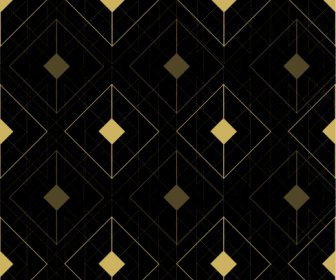 Geometric Pattern Template Elegant Dark Flat Repeating Symmetry