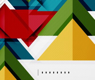Geometric Shapes Background Business Vector