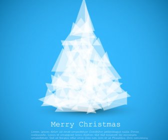 Geometrische Formen-Weihnachtsbaum-Hintergrund