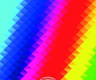 Formas Geométricas De Colores Vector De Fondo Borroso