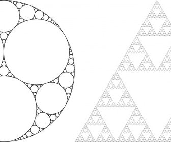 geometries vector illustration in black and white