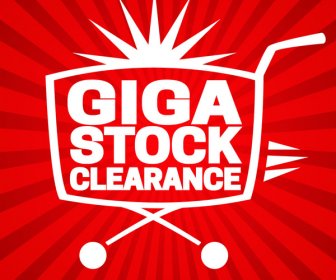 Giga Stock Clearance Poster