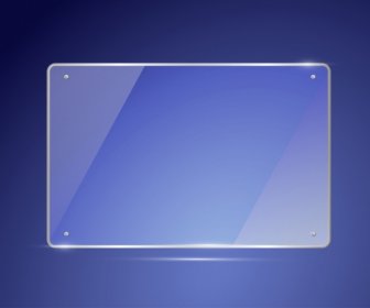 玻璃鏡面光澤平面設計圖標