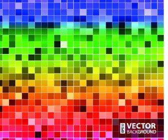 Vector Gráfico De Fondo De Mosaico De Color De Lustre