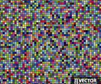 Lucido Colore Mosaico Sfondo Grafica Vettoriale