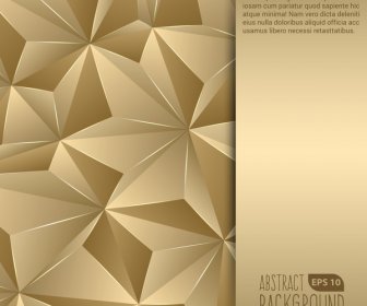 Gold Abstract Background Flyer