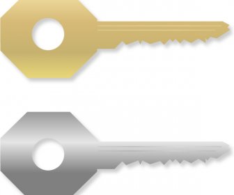 Gold Und Silber Schlüssel