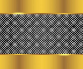 Gold And Silver Metal Background
