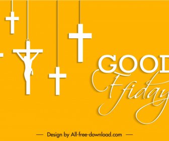 Good Friday Backdrop Template Elegant Hanging Holy Cross Silhouette Decor
