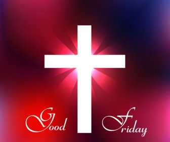 Good Friday Religious And Elegant Background Colorful Vector Design