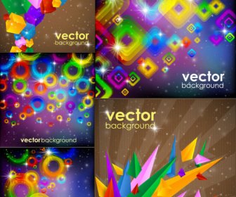 Gorgeous Bright Dazzling Effect Background Vector