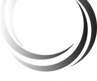 グラデーションの円のロゴのアイコン