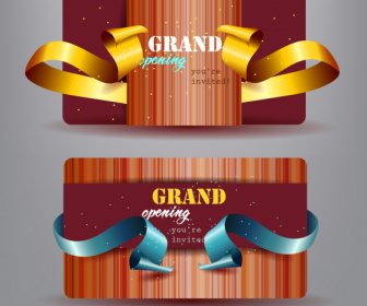 Grand Opening Invitation Card Elegant Luxury 3d Decor