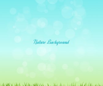 Grass And Sky Nature Background