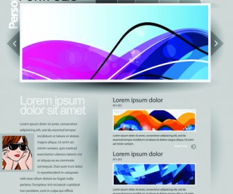 elemen desain template website vektor abu-abu