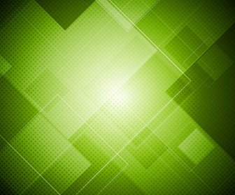 Green Checkered Vector Background