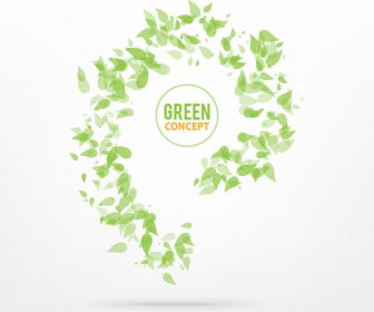 Grüne Konzept Hintergrund