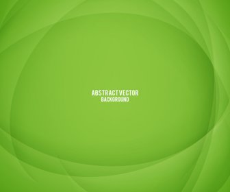 Green Curve Abstract Background