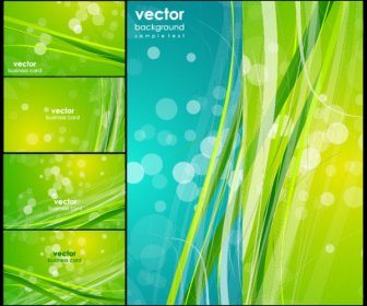 Green Fantasy Background Vector
