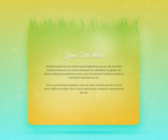 Green Grass Background Concept
