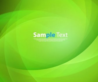 Green Smooth Abstract Background Vector Illustration