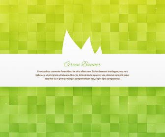 Grünen Quadratischen Hintergrund