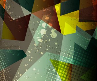 Grunge Geometric Abstract Background