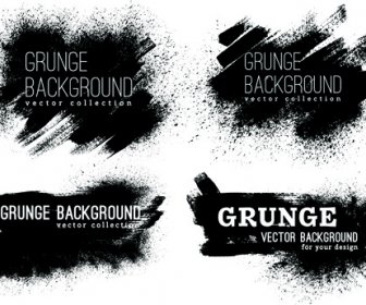 Grunge Ink Background Vectors