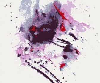 Grunge Watercolor Abstract Background Vector