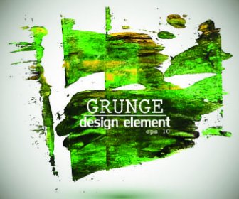 Grunge Aquarell Elemente Vektor-Hintergrund