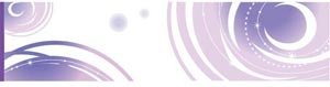 Halftone Purple Doted Lines Circle Vector Banner