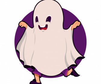 Halloween Character Icon Ghost Costume Sketch