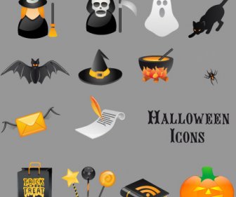 ícones De Halloween