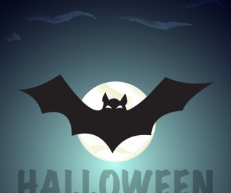 Halloween Notte Festa Pipistrello