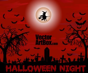 Хэллоуин ночь плакат