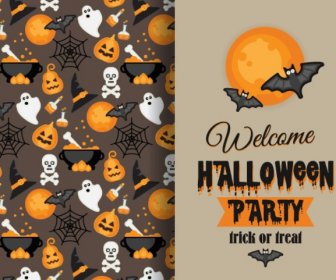 Halloween-Party-Einladung