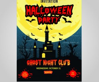 Halloween-Plakat Und Einladung