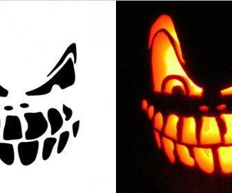 Halloween Scary Pumpkin Carving Stencils